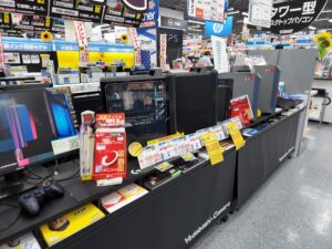 大手家電量販店のパソコン売場